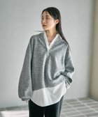 【レプシィム ローリーズファーム/LEPSIM LOWRYS FARM】のシャツレイヤードライクチュニック 人気、トレンドファッション・服の通販 founy(ファニー) ファッション Fashion レディースファッション Fashion for Women トップス・カットソー Cut & Sew Tops シャツ・ブラウス・オフィスカジュアル Elegant Blouses & Button-Ups おすすめ Recommended / Our Picks インナー Innerwear チュニック Tunic, Long Top ドッキング Docking, Mixed Material ワイド Wide, Wide Fit thumbnail トップグレー12|ID: prp329100004784284 ipo3291000000034884052