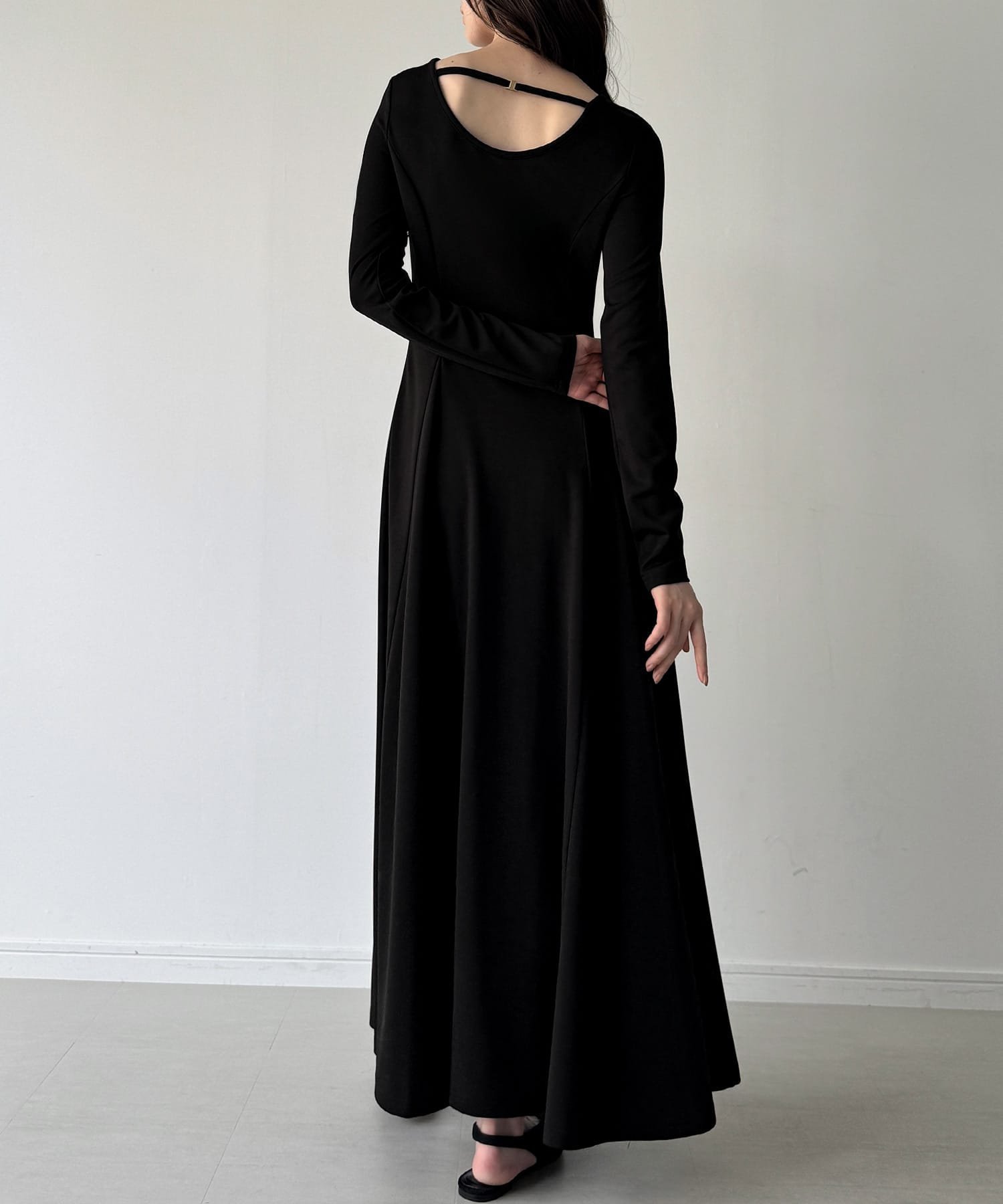 【ジュノア/JUNOAH】のカットソーフレアワンピース(薄手・裏地なし) 人気、トレンドファッション・服の通販 founy(ファニー) 　ファッション　Fashion　レディースファッション　Fashion for Women　ワンピース　Dresses　 other-1|ID: prp329100004784292 ipo3291000000034929189