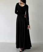 【ジュノア/JUNOAH】のカットソーフレアワンピース(薄手・裏地なし) 人気、トレンドファッション・服の通販 founy(ファニー) ファッション Fashion レディースファッション Fashion for Women ワンピース Dresses thumbnail ブラック|ID: prp329100004784292 ipo3291000000034929190