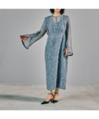 【レプシィム ローリーズファーム/LEPSIM LOWRYS FARM】の【結婚式/オケージョン】ジャガードインナー付きワンピース 人気、トレンドファッション・服の通販 founy(ファニー) ファッション Fashion レディースファッション Fashion for Women ワンピース Dresses インナー Innerwear オケージョン Occasion Wear オーガンジー Organza Fabric カットジャガード Cut Jacquard スリット Slit, Slit Detail スリーブ Sleeve, Long Sleeve / Short Sleeve セレモニー Ceremony フォーマル Formal, Dressy エレガント 上品 Elegant 二次会 After Party 結婚式 Wedding thumbnail ブルー85|ID: prp329100004784308 ipo3291000000034930376