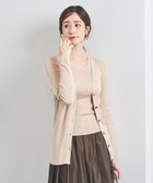 【ユナイテッドアローズ/UNITED ARROWS】のシルクリブ Vネック ロングカーディガン 人気、トレンドファッション・服の通販 founy(ファニー) ファッション Fashion レディースファッション Fashion for Women トップス・カットソー Cut & Sew Tops カーディガン・羽織り Layered Style Cardigans Vネックトップス V-Neck Tops / V-Cut Neckline Shirts カーディガン Cardigan, Knitwear シルク Silk, 100% Silk スリム Slim, Slim Fit タイトスカート Pencil Skirt, Tight Skirt タートルネック Turtleneck, High Neck フィット Fit, Slim Fit ロング Long, Long-Length thumbnail BEIGE|ID: prp329100004784328 ipo3291000000035162154