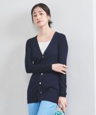 【ユナイテッドアローズ/UNITED ARROWS】のシルクリブ Vネック ロングカーディガン 人気、トレンドファッション・服の通販 founy(ファニー) ファッション Fashion レディースファッション Fashion for Women トップス・カットソー Cut & Sew Tops カーディガン・羽織り Layered Style Cardigans Vネックトップス V-Neck Tops / V-Cut Neckline Shirts カーディガン Cardigan, Knitwear シルク Silk, 100% Silk スリム Slim, Slim Fit タイトスカート Pencil Skirt, Tight Skirt タートルネック Turtleneck, High Neck フィット Fit, Slim Fit ロング Long, Long-Length thumbnail NAVY|ID: prp329100004784328 ipo3291000000035162157
