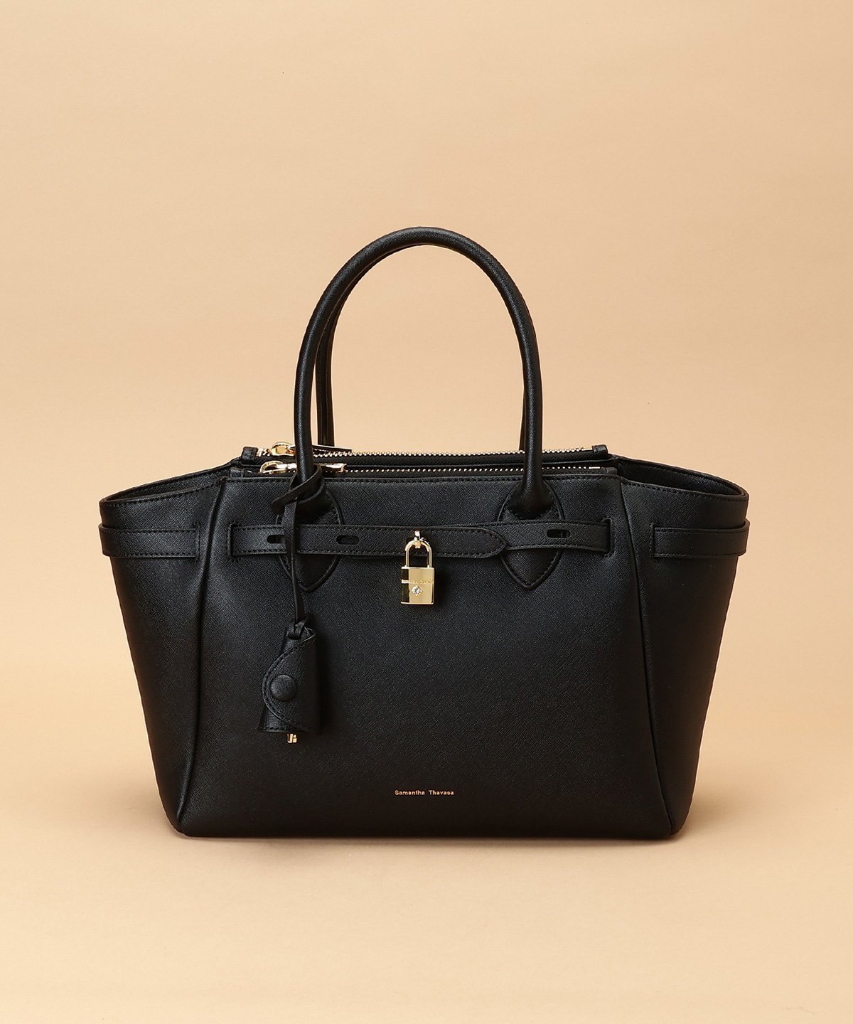 【サマンサタバサ/SamanTha Thavasa】のベルトデザイン サマンサアゼル 大サイズ インテリア・キッズ・メンズ・レディースファッション・服の通販 founy(ファニー) 　ファッション　Fashion　レディースファッション　Fashion for Women　ベルト&ウエストマーク　Belts & Waist Accessories　ショルダー　Shoulder, Shoulder Strap　スマート　Smart, Elegant　ビジュー　Bijou, Jewel-like Accent　ポケット　Pocket, Pocket Detail　ブラック|ID: prp329100004784331 ipo3291000000035030707