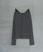 【アパートバイローリーズ/apart by lowrys】の【別注】miller2WAYプルオーバー_長袖 人気、トレンドファッション・服の通販 founy(ファニー) ファッション Fashion レディースファッション Fashion for Women トップス・カットソー Cut & Sew Tops カジュアルプルオーバー・ニットトップス Pullovers & Knit Tops / Casual Pullovers インナー Innerwear ジャケット Jacket, Outerwear デニム Denim, Jeans Material 長袖 Long Sleeve, Full Sleeve ボーダー Border, Stripe 別注 Limited Edition, Custom Order thumbnail ブラック09|ID: prp329100004784347 ipo3291000000034945069