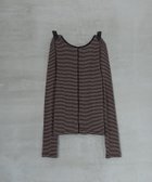 【アパートバイローリーズ/apart by lowrys】の【別注】miller2WAYプルオーバー_長袖 人気、トレンドファッション・服の通販 founy(ファニー) ファッション Fashion レディースファッション Fashion for Women トップス・カットソー Cut & Sew Tops カジュアルプルオーバー・ニットトップス Pullovers & Knit Tops / Casual Pullovers インナー Innerwear ジャケット Jacket, Outerwear デニム Denim, Jeans Material 長袖 Long Sleeve, Full Sleeve ボーダー Border, Stripe 別注 Limited Edition, Custom Order thumbnail ブラウン58|ID: prp329100004784347 ipo3291000000034945071