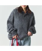 【フリークスストア/FREAK'S STORE】のシャギーニットポロ セーター 25AW チャコールグレー|ID: prp329100004784358 ipo3291000000034795553