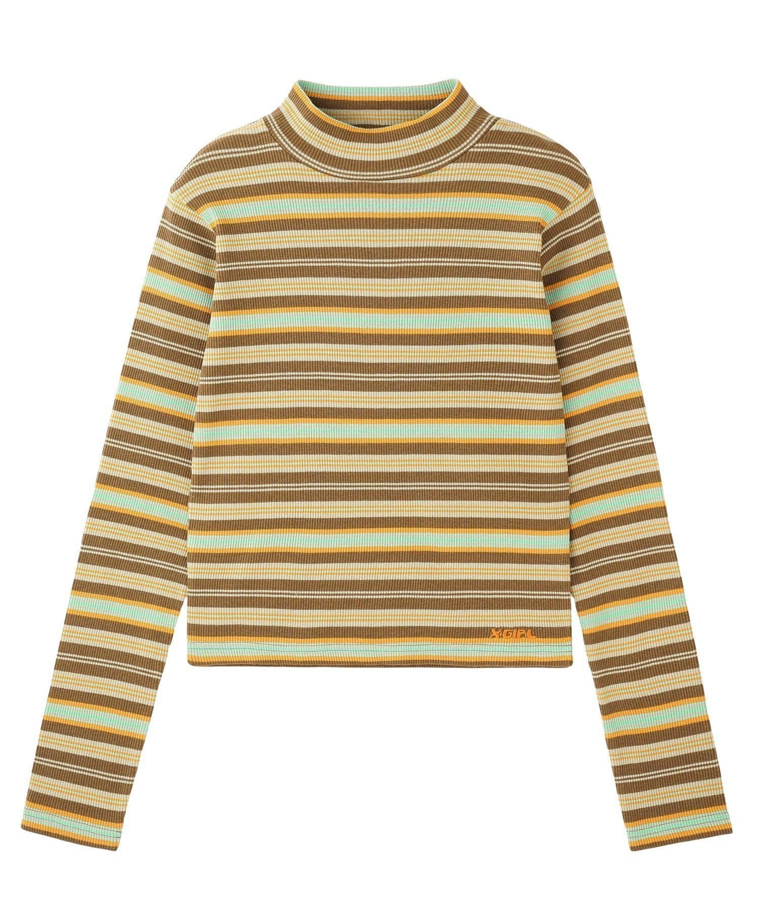 【エックスガール/X-girl】のSTRIPED HIGH NECK TOP 人気、トレンドファッション・服の通販 founy(ファニー) ファッション Fashion レディースファッション Fashion for Women ワンピース Dresses コンパクト Compact, Small Size ショート Short, Short Length テレコ Ribbed, Rib Stitch 長袖 Long Sleeve, Full Sleeve ハイネック High Neck, Mock Neck ボーダー Border, Stripe ミニスカート Mini Skirt, Short Skirt ロング Long, Long-Length ワンポイント One Point, Statement Accent おすすめ Recommended / Our Picks other-1|ID: prp329100004784361 ipo3291000000034891717
