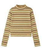 【エックスガール/X-girl】のSTRIPED HIGH NECK TOP 人気、トレンドファッション・服の通販 founy(ファニー) ファッション Fashion レディースファッション Fashion for Women ワンピース Dresses コンパクト Compact, Small Size ショート Short, Short Length テレコ Ribbed, Rib Stitch 長袖 Long Sleeve, Full Sleeve ハイネック High Neck, Mock Neck ボーダー Border, Stripe ミニスカート Mini Skirt, Short Skirt ロング Long, Long-Length ワンポイント One Point, Statement Accent おすすめ Recommended / Our Picks thumbnail BROWN|ID: prp329100004784361 ipo3291000000034891718
