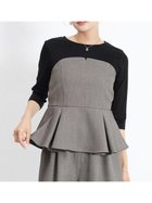 【ヴァン/Vin】のペプラムビスチェドッキングTシャツ グレー|ID: prp329100004784364 ipo3291000000034729819