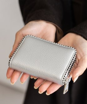 【ヴィータフェリーチェ/VitaFelice】のボールスタッズカード コインケース レディース スキミング防止 カードケース ニ財布 人気、トレンドファッション・服の通販 founy(ファニー) ファッション Fashion レディースファッション Fashion for Women ミニ財布・二つ折り財布 Wallets & Card Cases カードケース/名刺入れ Card Holders & Business Cases 旅行 Travel 財布 Wallet, Purse |ID:prp329100004784398