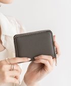 【ヴィータフェリーチェ/VitaFelice】のボールスタッズカード コインケース レディース スキミング防止 カードケース ニ財布 グレー|ID: prp329100004784398 ipo3291000000034994546