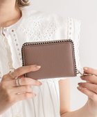 【ヴィータフェリーチェ/VitaFelice】のボールスタッズカード コインケース レディース スキミング防止 カードケース ニ財布 スモークピンク|ID: prp329100004784398 ipo3291000000034994548