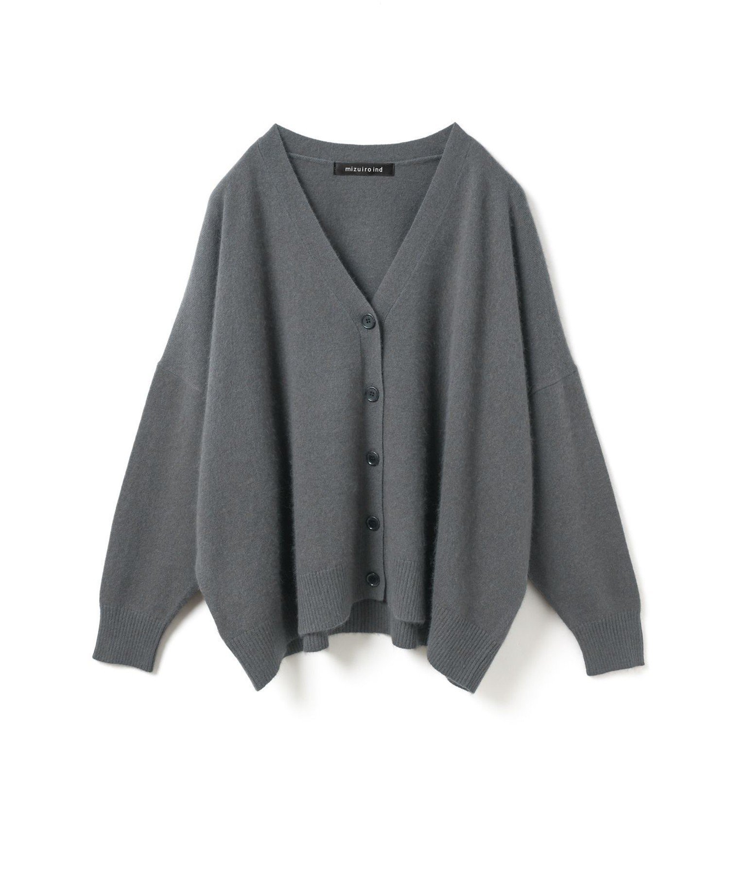 【マーコート/MARcourt】のmizuiro ind Vネックカーディガン インテリア・キッズ・メンズ・レディースファッション・服の通販 founy(ファニー) 　ファッション　Fashion　レディースファッション　Fashion for Women　トップス・カットソー　Cut & Sew Tops　カーディガン・羽織り　Layered Style Cardigans　Vネックトップス　V-Neck Tops / V-Cut Neckline Shirts　カーディガン　Cardigan, Knitwear　シンプル　Simple, Minimal　フィット　Fit, Slim Fit　ベーシック　Basic, Essential　ポケット　Pocket, Pocket Detail　無地　Plain, Solid Color　長袖　Long Sleeve, Full Sleeve　ダークグレー|ID: prp329100004784399 ipo3291000000035090361