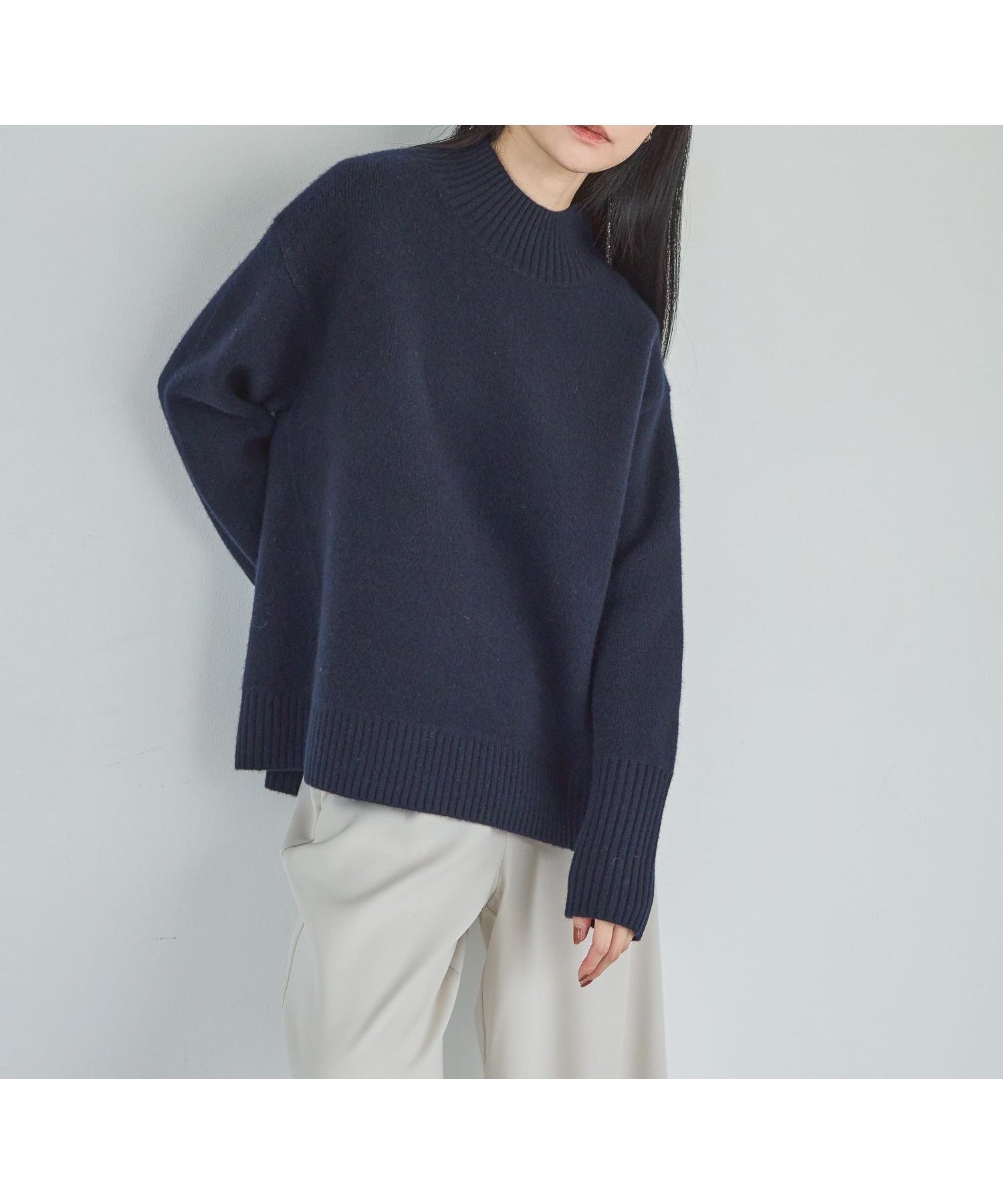 【アパートバイローリーズ/apart by lowrys】のカシミヤコンオフタートルニット インテリア・キッズ・メンズ・レディースファッション・服の通販 founy(ファニー) ファッション Fashion レディースファッション Fashion for Women トップス・カットソー Cut & Sew Tops ニット Knit Tops & Sweaters イエロー Yellow シンプル Simple, Minimal トレンド Trend, Trending Now パターン Pattern, Design Print 冬 Winter / This Winter 定番 Standard, Basic Item ネイビー88|ID: prp329100004784427 ipo3291000000035143029