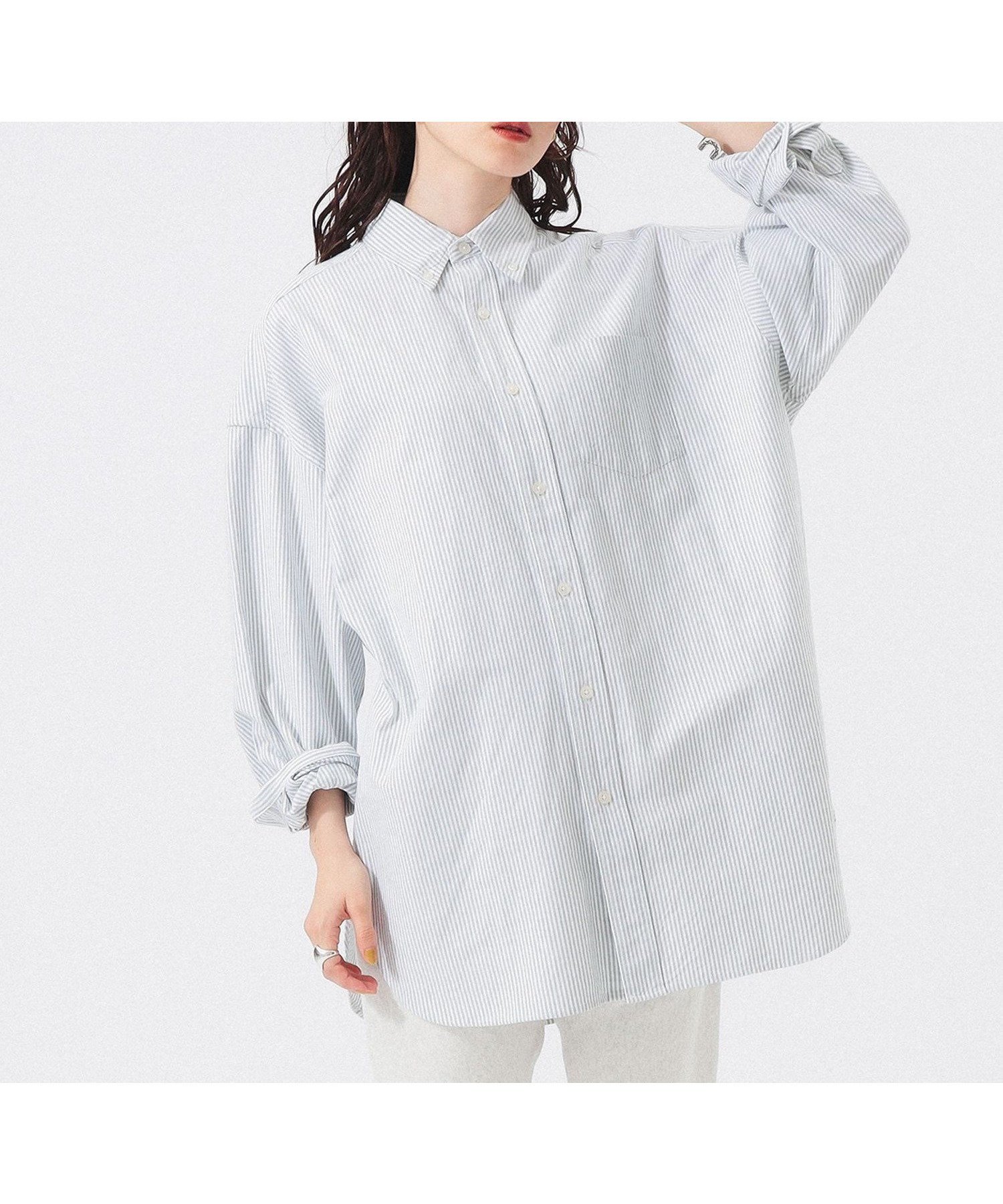 【ビームス ウイメン/BEAMS】の【1/15新規値下げ】ビッグ ボタンダウン シャツ インテリア・キッズ・メンズ・レディースファッション・服の通販 founy(ファニー) 　ファッション　Fashion　レディースファッション　Fashion for Women　トップス・カットソー　Cut & Sew Tops　シャツ・ブラウス・オフィスカジュアル　Elegant Blouses & Button-Ups　ウェーブ　Wavy Pattern　スウェット / スエット　Sweatshirt, Sweatwear　スラックス　Slacks, Dress Pants　ダウン　Down, Puffer　バランス　Balance, Style Balance　ビッグ　Big, Oversized　ベスト　Vest, Waistcoat　ベーシック　Basic, Essential　ルーズ　Loose, Oversized　A/W・秋冬　Autumn/Winter　おすすめ　Recommended / Our Picks　GREEN|ID: prp329100004784434 ipo3291000000035209568