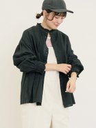 【サマンサモスモス/Samansa Mos2】の【Cross*Linen】ピンタックブラウス 人気、トレンドファッション・服の通販 founy(ファニー) ファッション Fashion レディースファッション Fashion for Women トップス・カットソー Cut & Sew Tops シャツ・ブラウス・オフィスカジュアル Elegant Blouses & Button-Ups ガーリー Girly, Feminine Style フリル Frill, Ruffle リネン Linen, Linen Fabric エレガント 上品 Elegant thumbnail ブラック|ID: prp329100004784449 ipo3291000000034967895