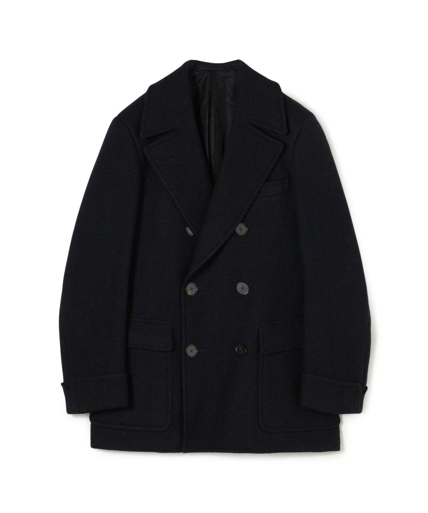 【トゥモローランド/TOMORROWLAND / MEN】のプレミアムシェットランドウール ショートポロコート インテリア・キッズ・メンズ・レディースファッション・服の通販 founy(ファニー) 　ファッション　Fashion　メンズファッション　Fashion for Men　コンパクト　Compact, Small Size　軽量　Lightweight, Ultra Light　ショート　Short, Short Length　バランス　Balance, Style Balance　ミックス　Mix, Mixed Style　2025年　2025　2025-2026秋冬・A/W　Autumn/Winter 2025–26 AW25–26　68 ネイビー|ID: prp329100004784499 ipo3291000000035205169