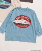 【エフオー オンラインストア/F.O.Online Store / KIDS】のWEB限定 【新幹線大集合】 3色3柄Tシャツ 人気、トレンドファッション・服の通販 founy(ファニー) ファッション Fashion キッズファッション Fashion for Kids おすすめ Recommended / Our Picks フロント Front, Front Design プリント Print, Printed Pattern 人気 Popular, Best Seller thumbnail サックス|ID: prp329100004784504 ipo3291000000035158341