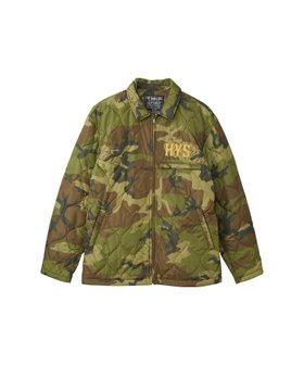 【ヒステリックグラマー/HYSTERIC GLAMOUR / MEN】のGUITAR GIRL MICHIGAN刺繍 キルティングジャケット 人気、トレンドファッション・服の通販 founy(ファニー) ファッション Fashion メンズファッション Fashion for Men キルティング Quilted, Quilting 軽量 Lightweight, Ultra Light ジャケット Jacket, Outerwear 定番 Standard, Basic Item ブルゾン Blouson, Bomber Jacket ボックス Boxy, Box Shape ミリタリー Military, Army Style リップ Lip, Lip Motif |ID:prp329100004784515