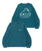【エクストララージ/XLARGE】のSLANTED OG KNIT SWEATER BLUE|ID: prp329100004784519 ipo3291000000034795611