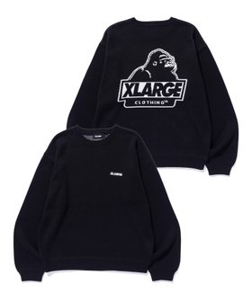 【エクストララージ/XLARGE】のSLANTED OG KNIT SWEATER 人気、トレンドファッション・服の通販 founy(ファニー) ファッション Fashion レディースファッション Fashion for Women トップス・カットソー Cut & Sew Tops ニット Knit Tops & Sweaters レディースパーカー・カジュアルフーディー Casual Hoodies & Sweatshirts スウェット・クルーネックトップス Sweatshirts & Crewnecks / Relaxed Fit Sweat Tops ベーシック Basic, Essential 定番 Standard, Basic Item A/W・秋冬 Autumn/Winter |ID:prp329100004784519