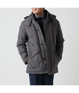 【ニューヨーカー/NEWYORKER / MEN】の【撥水・防風】ポリエステルツイル ラミネート スタンドフードダウンアウター 人気、トレンドファッション・服の通販 founy(ファニー) ファッション Fashion メンズファッション Fashion for Men アウター Men's Coats Outerwear 軽量 Lightweight, Ultra Light ジップ Zip, Zipper ジャケット Jacket, Outerwear スタンド Stand Collar, Upright Stand スマート Smart, Elegant スーツ Suit, Formalwear ダウン Down, Puffer ツイル Twist, Twisted Detail ドット Polka Dot, Dot Pattern フラップ Flap, Flap Pocket フロント Front, Front Design ブルゾン Blouson, Bomber Jacket ポケット Pocket, Pocket Detail 無地 Plain, Solid Color 冬 Winter / This Winter A/W・秋冬 Autumn/Winter ビジネス 仕事 通勤 Business / Work / Commuting |ID:prp329100004784523