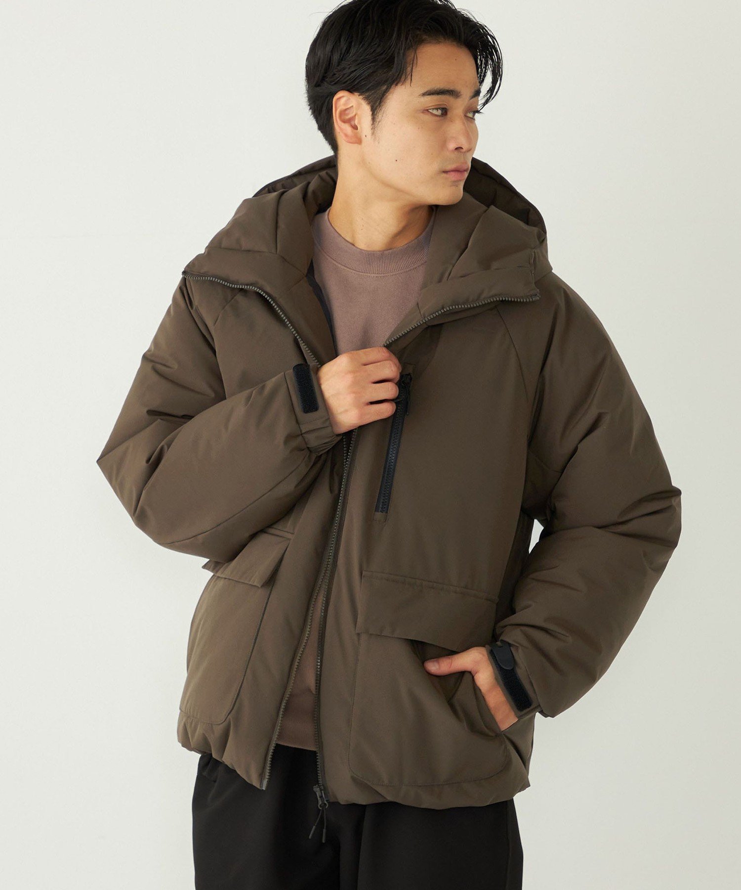 【シップス/SHIPS / MEN】のSHIPS Colors 撥水・防風・防花粉 All Weather Tex 中綿 ブルゾン インテリア・キッズ・メンズ・レディースファッション・服の通販 founy(ファニー) 　ファッション　Fashion　メンズファッション　Fashion for Men　パッチ　Patch, Appliqué　フラップ　Flap, Flap Pocket　ブルゾン　Blouson, Bomber Jacket　ポケット　Pocket, Pocket Detail　防寒　Cold Protection, Winter-Ready　メンズ　Men's, Menswear　冬　Winter / This Winter　アウトレット　Outlet / Clearance　おすすめ　Recommended / Our Picks　ビジネス 仕事 通勤　Business / Work / Commuting　2025年　2025　2025-2026秋冬・A/W　Autumn/Winter 2025–26 AW25–26　オリーブ|ID: prp329100004784538 ipo3291000000035223909