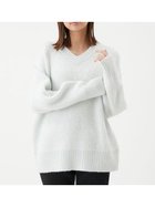 【ミラオーウェン/Mila Owen】のスパンコールVネックシャギーニット 人気、トレンドファッション・服の通販 founy(ファニー) ファッション Fashion レディースファッション Fashion for Women トップス・カットソー Cut & Sew Tops ニット Knit Tops & Sweaters Vネックトップス V-Neck Tops / V-Cut Neckline Shirts スパンコール Sequins, Sequin Embellishment スマート Smart, Elegant バランス Balance, Style Balance フォルム Silhouette, Form リュクス Luxury, Elegant, High-End, Chic エレガント 上品 Elegant ホリデーシーズン Holiday Season thumbnail MNT[021]|ID: prp329100004784561 ipo3291000000034733147