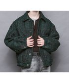 【メゾンスペシャル/MAISON SPECIAL】の【Italian Dead Stock Fabric】Prime-Over Trucker Jacket 人気、トレンドファッション・服の通販 founy(ファニー) ファッション Fashion レディースファッション Fashion for Women アウター Coat / Outerwear Collection レディースジャケット・軽アウター Jackets イタリア Italy クラシック Classic, Timeless Style シャーリング Shirring, Ruched ショルダー Shoulder, Shoulder Strap ショート Short, Short Length ツイード Twill, Twill Weave ドロップ Drop Shoulder, Dropped Style バランス Balance, Style Balance パターン Pattern, Design Print ファブリック Fabric, Textile フィット Fit, Slim Fit フロント Front, Front Design ブラウジング Blouson Silhouette, Cinched Waist モダン Modern, Contemporary thumbnail GRN|ID: prp329100004784563 ipo3291000000035160977