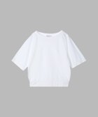 【アニエスベー ファム/agnes b. FEMME】のコットン 五分袖 Tシャツ Davida 人気、トレンドファッション・服の通販 founy(ファニー) ファッション Fashion レディースファッション Fashion for Women トップス・カットソー Cut & Sew Tops シャツ・ブラウス・オフィスカジュアル Elegant Blouses & Button-Ups ロングTシャツ・Tシャツ Longline T-Shirts & Tees シンプル Simple, Minimal リラックス Relax, Relaxed Fit 無地 Plain, Solid Color thumbnail ホワイト|ID: prp329100004784568 ipo3291000000034983203