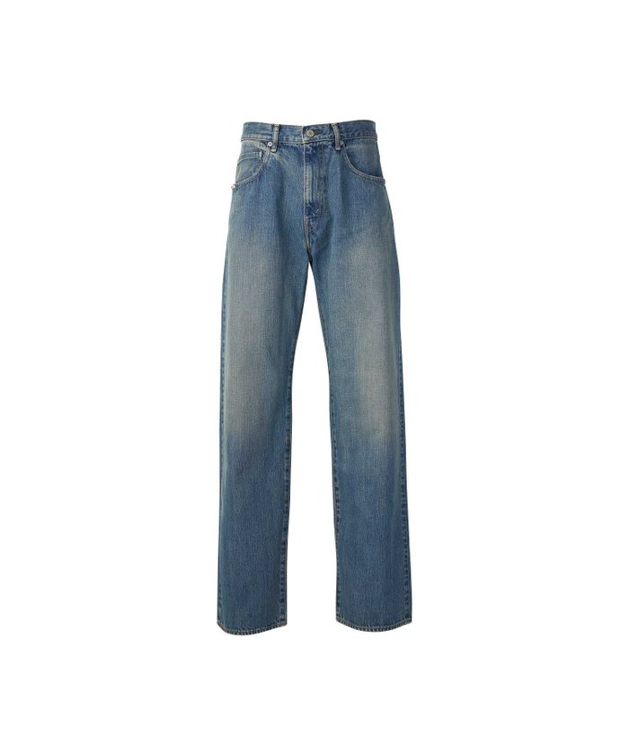 【ヒステリックグラマー/HYSTERIC GLAMOUR / MEN】のルーズストレートデニムパンツ インテリア・キッズ・メンズ・レディースファッション・服の通販 founy(ファニー) https://founy.com/ ファッション Fashion メンズファッション Fashion for Men ボトムス Bottoms デニムパンツ・ジーンズ Denim Pants インディゴ Indigo Denim テーパード Tapered, Tapered Pants デニム Denim, Jeans Material リアル Real, Realistic ルーズ Loose, Oversized エレガント 上品 Elegant |ID: prp329100004784571 ipo3291000000034733399