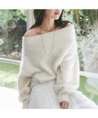 【ラブティックボンボン/La boutique BonBon】の【大人っぽニット】ヘアリーウールカシミア混リブネックオフショルニット 人気、トレンドファッション・服の通販 founy(ファニー) ファッション Fashion レディースファッション Fashion for Women トップス・カットソー Cut & Sew Tops ニット Knit Tops & Sweaters おすすめ Recommended / Our Picks デコルテ Décolleté, Neckline ボトム Bottoms, Lower Wear リラックス Relax, Relaxed Fit thumbnail オフホワイト|ID: prp329100004784574 ipo3291000000034823532
