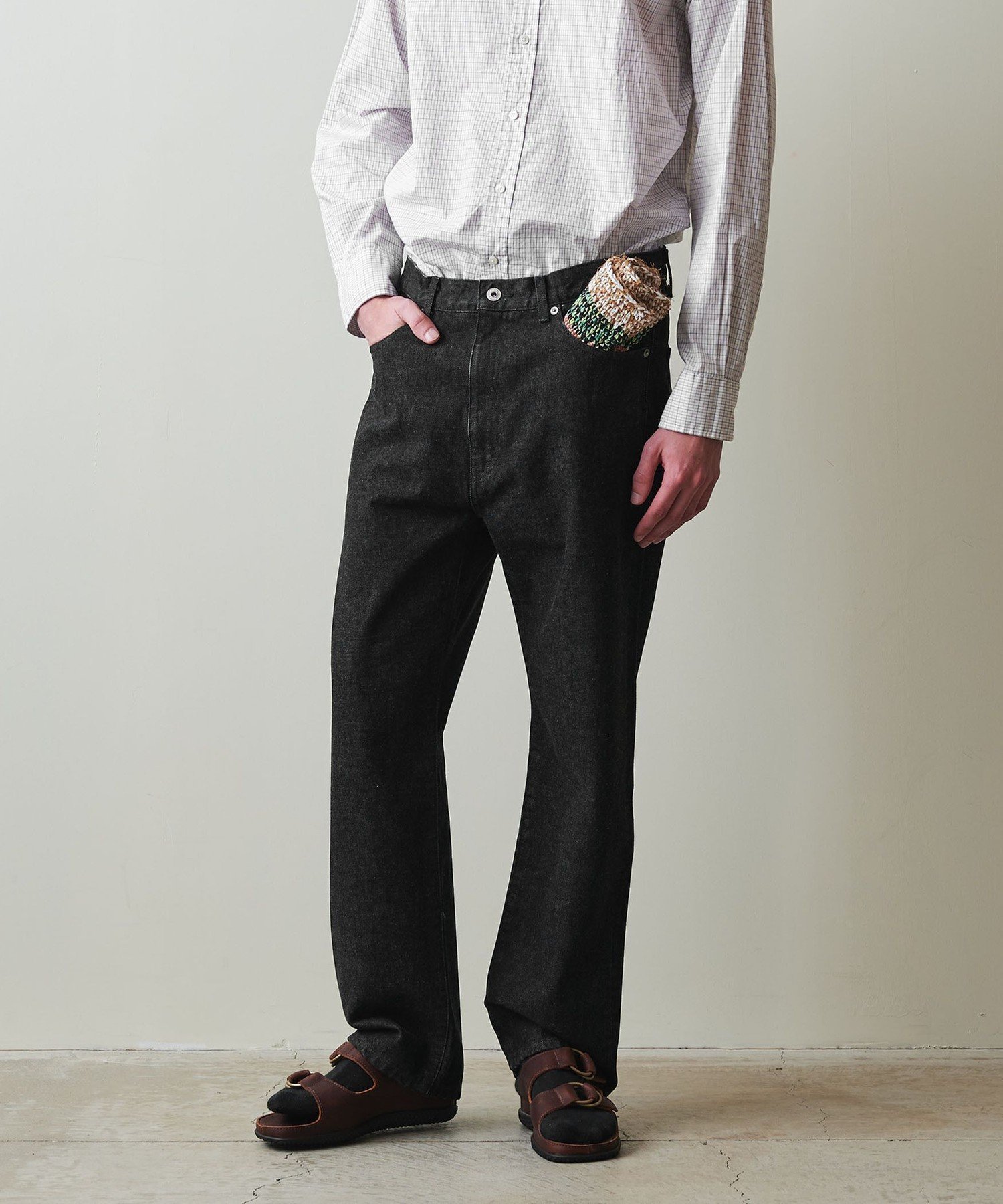 【ビューティ&ユース ユナイテッドアローズ/BEAUTY&YOUTH / UNITED ARROWS / MEN】のSteven Alan 13.5oz デニム リベット 5ポケット パンツ インテリア・キッズ・メンズ・レディースファッション・服の通販 founy(ファニー) 　ファッション　Fashion　メンズファッション　Fashion for Men　ボトムス　Bottoms　おすすめ　Recommended / Our Picks　ストレート　Straight, Straight Cut　スラックス　Slacks, Dress Pants　デニム　Denim, Jeans Material　トレンド　Trend, Trending Now　パターン　Pattern, Design Print　フォルム　Silhouette, Form　ポケット　Pocket, Pocket Detail　ワーク　Workwear, Utility Style　BLACK|ID: prp329100004784619 ipo3291000000034734209