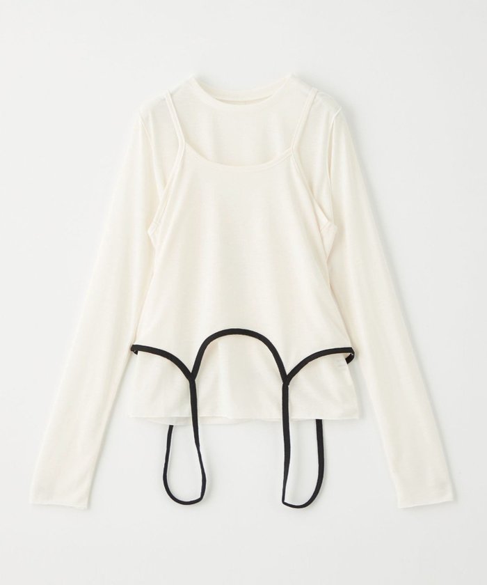 【ユナイテッドアローズ/UNITED ARROWS】のCITEN キャミレイヤードトップ インテリア・キッズ・メンズ・レディースファッション・服の通販 founy(ファニー) https://founy.com/ ファッション Fashion レディースファッション Fashion for Women トップス・カットソー Cut & Sew Tops キャミソール&ノースリーブ Camisoles & Sleeveless Tops インナー Innerwear カットソー Cut and Sewn Top キャミソール Camisole, Spaghetti Strap Top シアー Sheer, See-Through シンプル Simple, Minimal スラックス Slacks, Dress Pants スリーブ Sleeve, Long Sleeve / Short Sleeve デニム Denim, Jeans Material トレンド Trend, Trending Now ビスチェ Bustier, Corset Top フィット Fit, Slim Fit ロング Long, Long-Length A/W・秋冬 Autumn/Winter アウトレット Outlet / Clearance |ID: prp329100004784950 ipo3291000000034736617