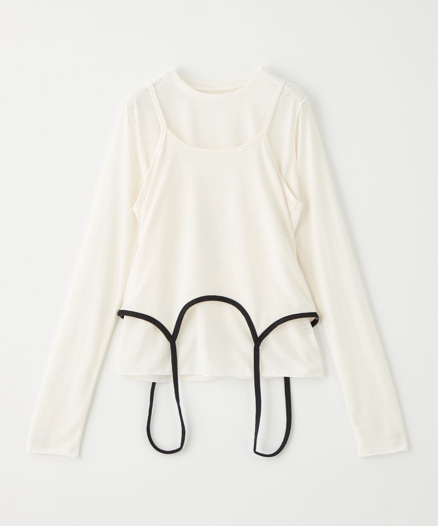 【ユナイテッドアローズ/UNITED ARROWS】のCITEN キャミレイヤードトップ インテリア・キッズ・メンズ・レディースファッション・服の通販 founy(ファニー) ファッション Fashion レディースファッション Fashion for Women トップス・カットソー Cut & Sew Tops キャミソール&ノースリーブ Camisoles & Sleeveless Tops インナー Innerwear カットソー Cut and Sewn Top キャミソール Camisole, Spaghetti Strap Top シアー Sheer, See-Through シンプル Simple, Minimal スラックス Slacks, Dress Pants スリーブ Sleeve, Long Sleeve / Short Sleeve デニム Denim, Jeans Material トレンド Trend, Trending Now ビスチェ Bustier, Corset Top フィット Fit, Slim Fit ロング Long, Long-Length A/W・秋冬 Autumn/Winter アウトレット Outlet / Clearance WHITE|ID: prp329100004784950 ipo3291000000034736618