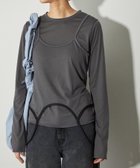 【ユナイテッドアローズ/UNITED ARROWS】のCITEN キャミレイヤードトップ DK.GRAY|ID: prp329100004784950 ipo3291000000034736619