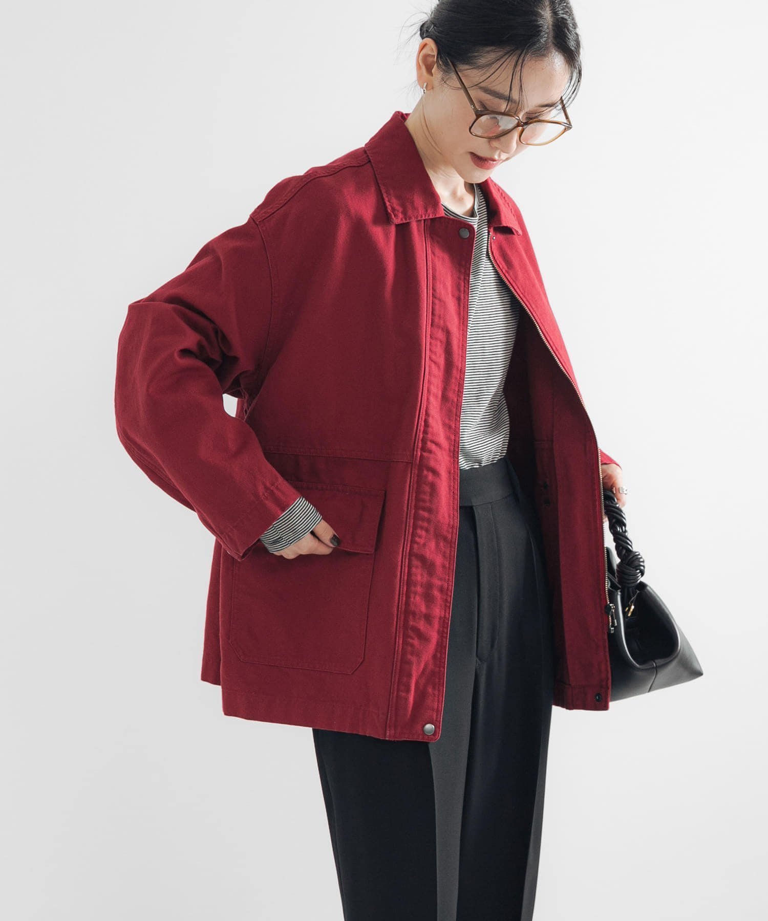 【アーバンリサーチ/URBAN RESEARCH】のコットンオックスカバーオール インテリア・キッズ・メンズ・レディースファッション・服の通販 founy(ファニー) ファッション Fashion レディースファッション Fashion for Women オックス Oxford Fabric シンプル Simple, Minimal ドット Polka Dot, Dot Pattern ロング Long, Long-Length A/W・秋冬 Autumn/Winter 冬 Winter / This Winter 日本製 Made In Japan 2025年 2025 2025-2026秋冬・A/W Autumn/Winter 2025–26 AW25–26 レッド|ID: prp329100004784965 ipo3291000000035196987