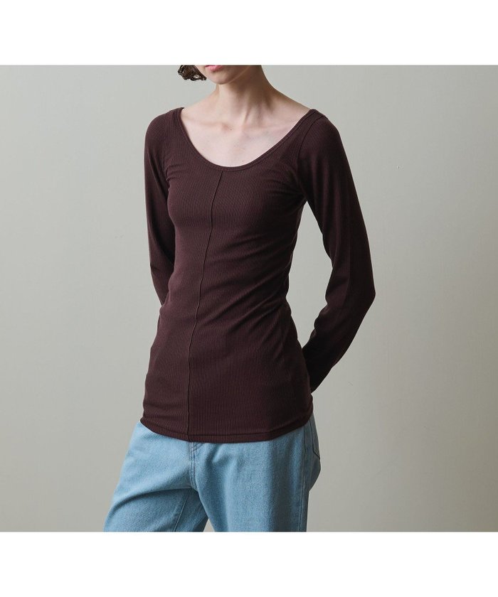 【ユナイテッドアローズ/UNITED ARROWS】のSteven Alan リブ ロングスリーブ プルオーバー インテリア・キッズ・メンズ・レディースファッション・服の通販 founy(ファニー) https://founy.com/ ファッション Fashion レディースファッション Fashion for Women トップス・カットソー Cut & Sew Tops カジュアルプルオーバー・ニットトップス Pullovers & Knit Tops / Casual Pullovers インナー Innerwear エレガント 上品 Elegant カットソー Cut and Sewn Top スリーブ Sleeve, Long Sleeve / Short Sleeve センター Center, Center Line とろみ Fluid, Flowy Fabric タンク Tank Top, Sleeveless Top フィット Fit, Slim Fit ロング Long, Long-Length アウトレット Outlet / Clearance おすすめ Recommended / Our Picks |ID: prp329100004784970 ipo3291000000034736679