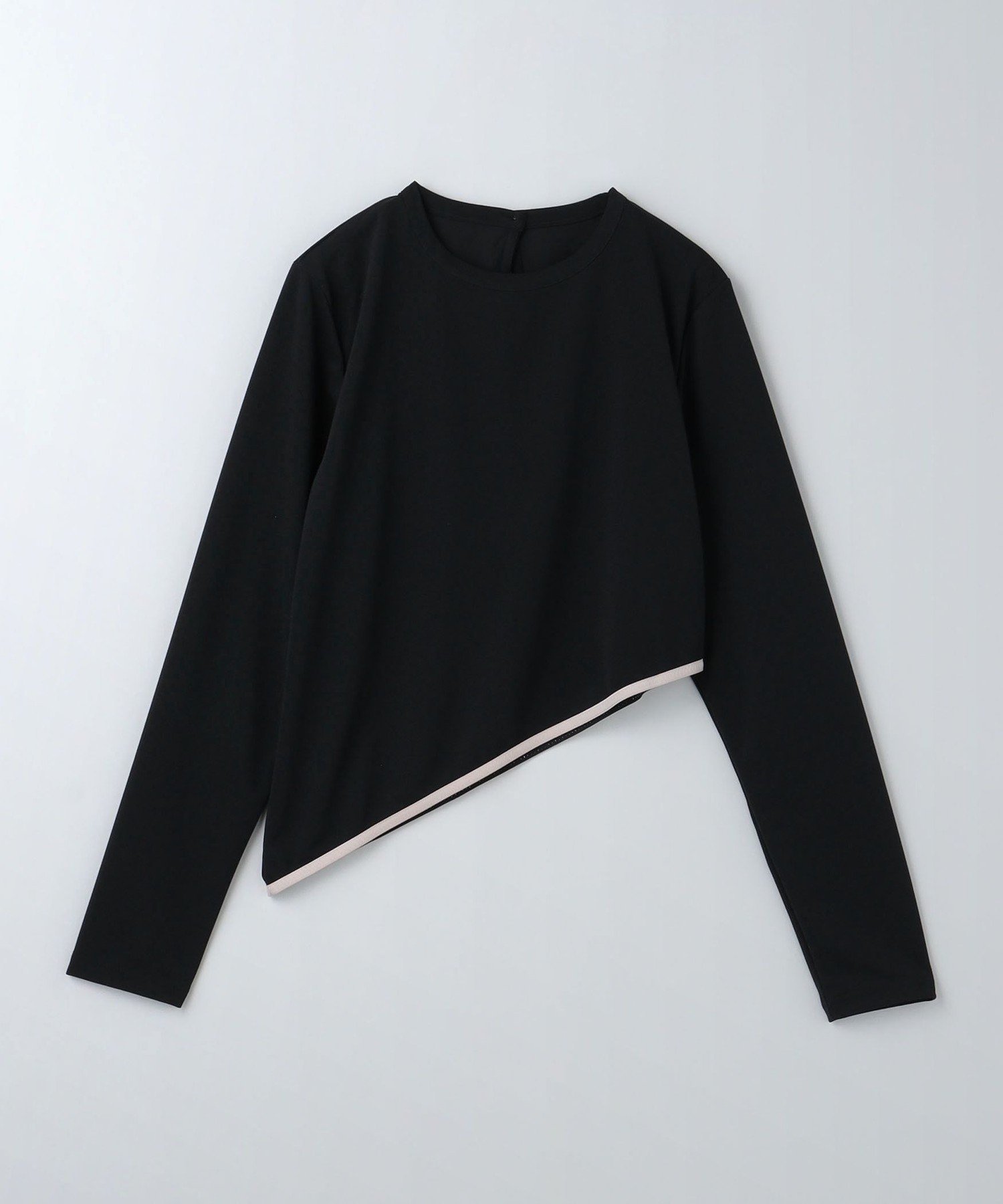 【ユナイテッドアローズ/UNITED ARROWS】の6(ROKU) ポリエステル ジョーゼット アシンメトリー クルーネック プルオーバー インテリア・キッズ・メンズ・レディースファッション・服の通販 founy(ファニー) ファッション Fashion レディースファッション Fashion for Women トップス・カットソー Cut & Sew Tops カジュアルプルオーバー・ニットトップス Pullovers & Knit Tops / Casual Pullovers アシンメトリー Asymmetrical Style ジョーゼット Georgette, Semi-Sheer Fabric アウトレット Outlet / Clearance BLACK|ID: prp329100004784981 ipo3291000000034736725