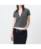 【ユナイテッドアローズ/UNITED ARROWS】のASTRAET コットンテンジク ディープVネックTシャツ DK.GRAY|ID: prp329100004784987 ipo3291000000034736747