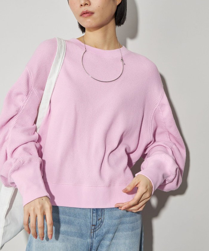 【ユナイテッドアローズ/UNITED ARROWS】のCITEN ソデギャザーワッフルロンT インテリア・キッズ・メンズ・レディースファッション・服の通販 founy(ファニー) https://founy.com/ ファッション Fashion レディースファッション Fashion for Women トップス・カットソー Cut & Sew Tops ロングTシャツ・Tシャツ Longline T-Shirts & Tees ギャザー Gathered, Ruffled シンプル Simple, Minimal フィット Fit, Slim Fit ボトム Bottoms, Lower Wear ワッフル Waffle, Waffle Knit A/W・秋冬 Autumn/Winter アウトレット Outlet / Clearance おすすめ Recommended / Our Picks |ID: prp329100004785006 ipo3291000000034736824