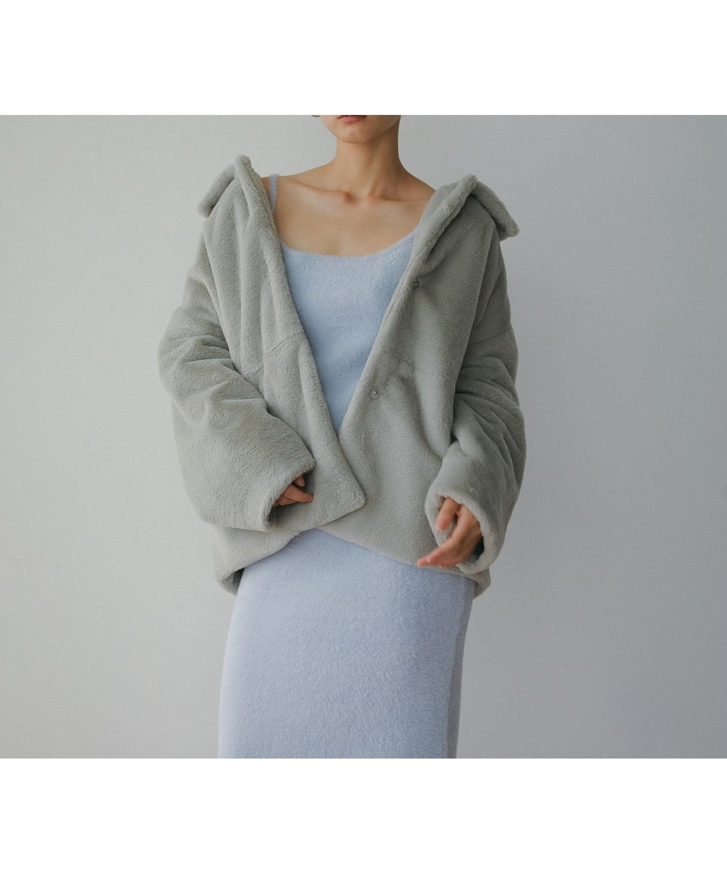 【アパートバイローリーズ/apart by lowrys】の【WEB限定】ファージャケット インテリア・キッズ・メンズ・レディースファッション・服の通販 founy(ファニー) 　ファッション　Fashion　レディースファッション　Fashion for Women　アウター　Coat / Outerwear Collection　レディースジャケット・軽アウター　Jackets　おすすめ　Recommended / Our Picks　ジャケット　Jacket, Outerwear　スタンド　Stand Collar, Upright Stand　パターン　Pattern, Design Print　ポケット　Pocket, Pocket Detail　ミドル　Middle Length, Mid Height　エレガント 上品　Elegant　軽量　Lightweight, Ultra Light　ライトグレー13|ID: prp329100004785016 ipo3291000000034894760