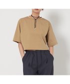 【ユナイテッドアローズ/UNITED ARROWS】のコットンポリエステル クロップド Tシャツ BEIGE|ID: prp329100004785017 ipo3291000000034736869