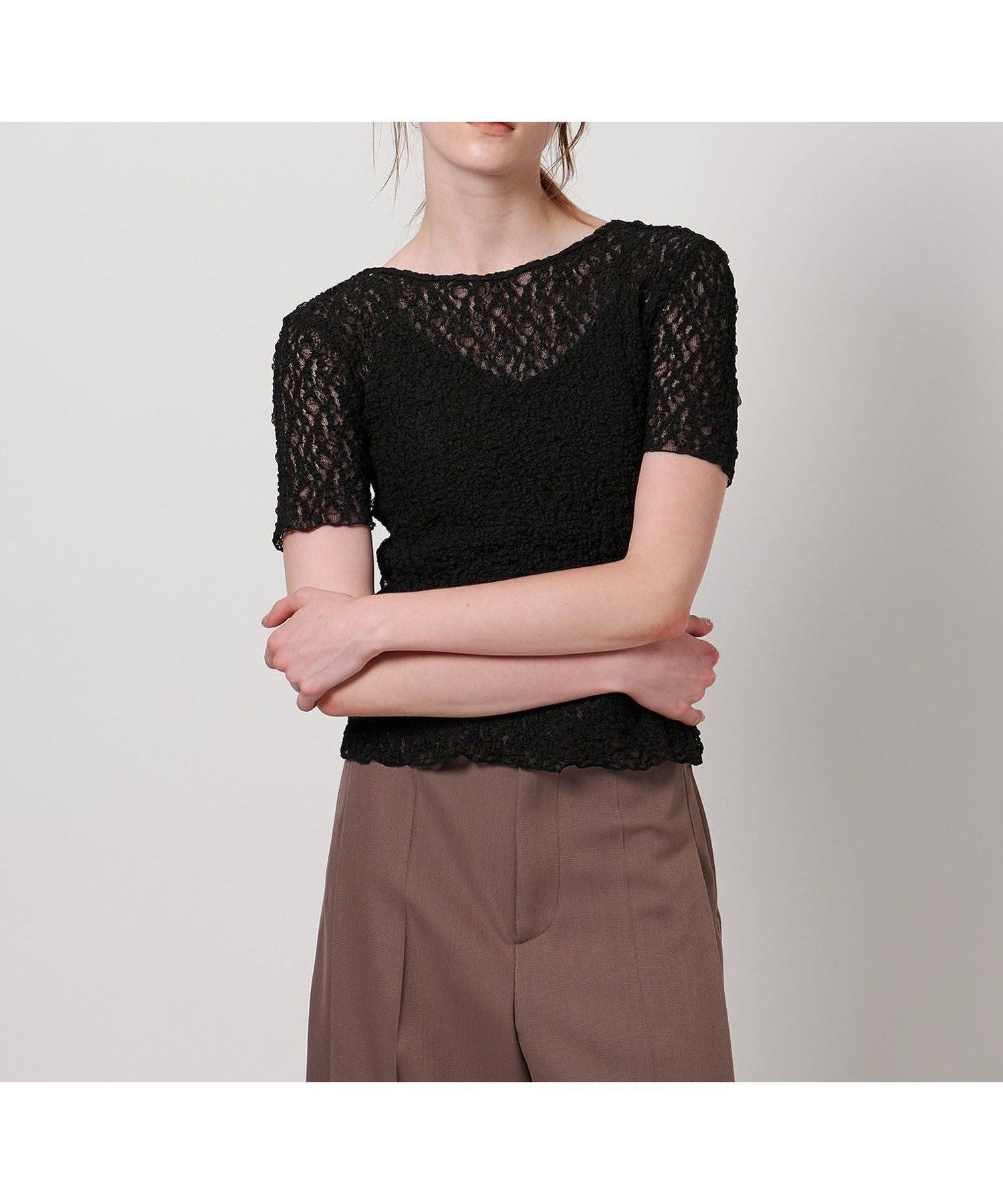 【ユナイテッドアローズ/UNITED ARROWS】のASTRAET レース バックオープン カットソー 人気、トレンドファッション・服の通販 founy(ファニー) 　ファッション　Fashion　レディースファッション　Fashion for Women　トップス・カットソー　Cut & Sew Tops　カットソー・ベーシックTシャツ　Cut-and-Sewn Tops / Stretch Tees & Basics　カットソー　Cut and Sewn Top　半袖　Short Sleeve, Half Sleeve　レース　Lace, Lace Fabric　アウトレット　Outlet / Clearance　おすすめ　Recommended / Our Picks　 other-1|ID: prp329100004785029 ipo3291000000034736906