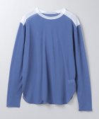 【ユナイテッドアローズ/UNITED ARROWS】の6(ROKU) コットンナイロン シアー ヨーク ロングスリーブTシャツ ROYAL|ID: prp329100004785043 ipo3291000000034736962