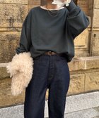 【ドゥドゥ/DouDou】の【完売カラー再追加!/累計販売数8000枚突破!】裏毛スウェット 人気、トレンドファッション・服の通販 founy(ファニー) ファッション Fashion レディースファッション Fashion for Women トップス・カットソー Cut & Sew Tops レディースパーカー・カジュアルフーディー Casual Hoodies & Sweatshirts スウェット・クルーネックトップス Sweatshirts & Crewnecks / Relaxed Fit Sweat Tops インナー Innerwear シンプル Simple, Minimal スウェット / スエット Sweatshirt, Sweatwear スマート Smart, Elegant ロング Long, Long-Length A/W・秋冬 Autumn/Winter 冬 Winter / This Winter 再入荷 Restock / Back in Stock おすすめ Recommended / Our Picks 2025年 2025 2025-2026秋冬・A/W Autumn/Winter 2025–26 AW25–26 thumbnail ダークグリーン|ID: prp329100004785051 ipo3291000000034837703