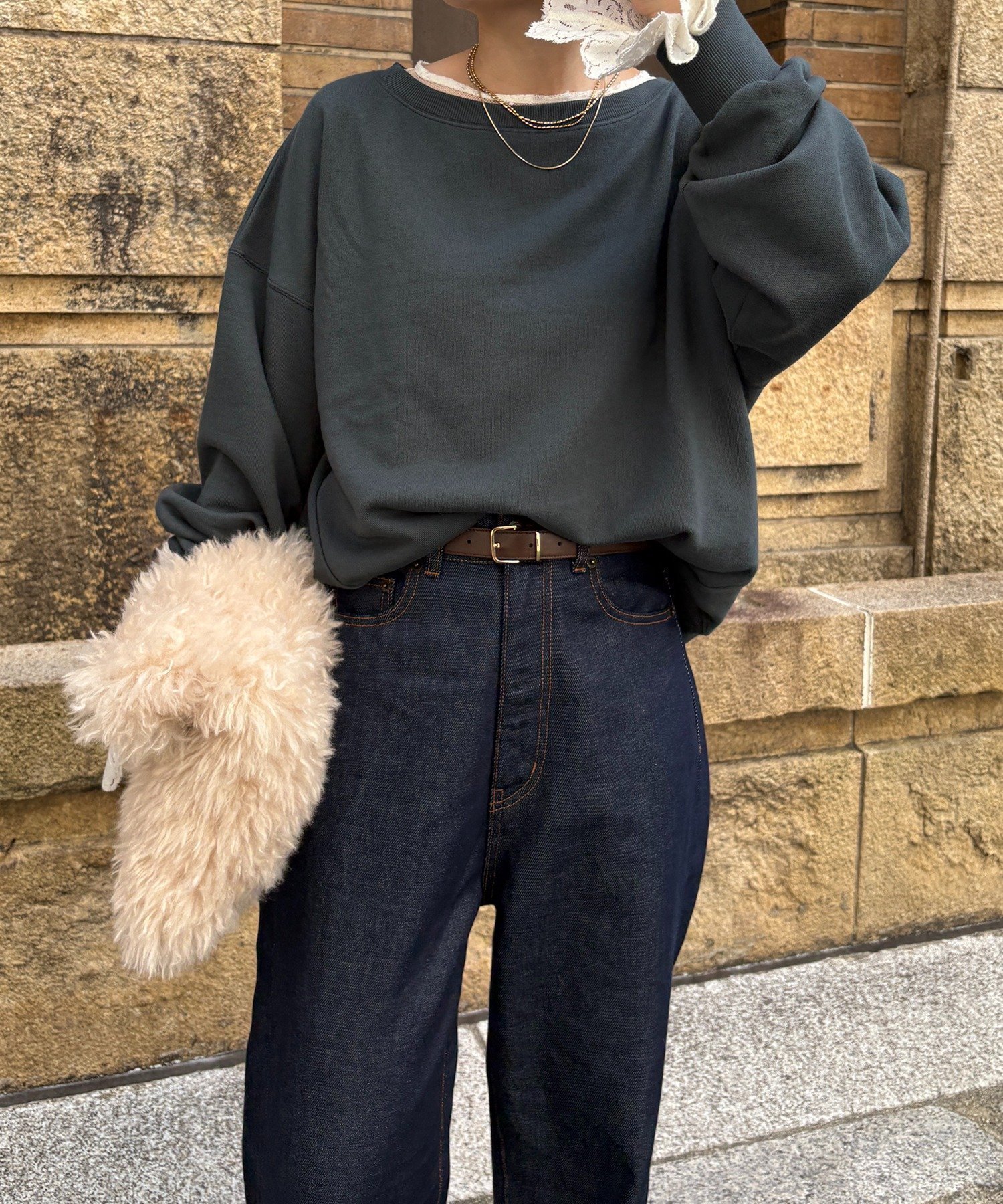 【ドゥドゥ/DouDou】の【完売カラー再追加!/累計販売数8000枚突破!】裏毛スウェット インテリア・キッズ・メンズ・レディースファッション・服の通販 founy(ファニー) ファッション Fashion レディースファッション Fashion for Women トップス・カットソー Cut & Sew Tops レディースパーカー・カジュアルフーディー Casual Hoodies & Sweatshirts スウェット・クルーネックトップス Sweatshirts & Crewnecks / Relaxed Fit Sweat Tops インナー Innerwear シンプル Simple, Minimal スウェット / スエット Sweatshirt, Sweatwear スマート Smart, Elegant ロング Long, Long-Length A/W・秋冬 Autumn/Winter 冬 Winter / This Winter 再入荷 Restock / Back in Stock おすすめ Recommended / Our Picks 2025年 2025 2025-2026秋冬・A/W Autumn/Winter 2025–26 AW25–26 ダークグリーン|ID: prp329100004785051 ipo3291000000034837703