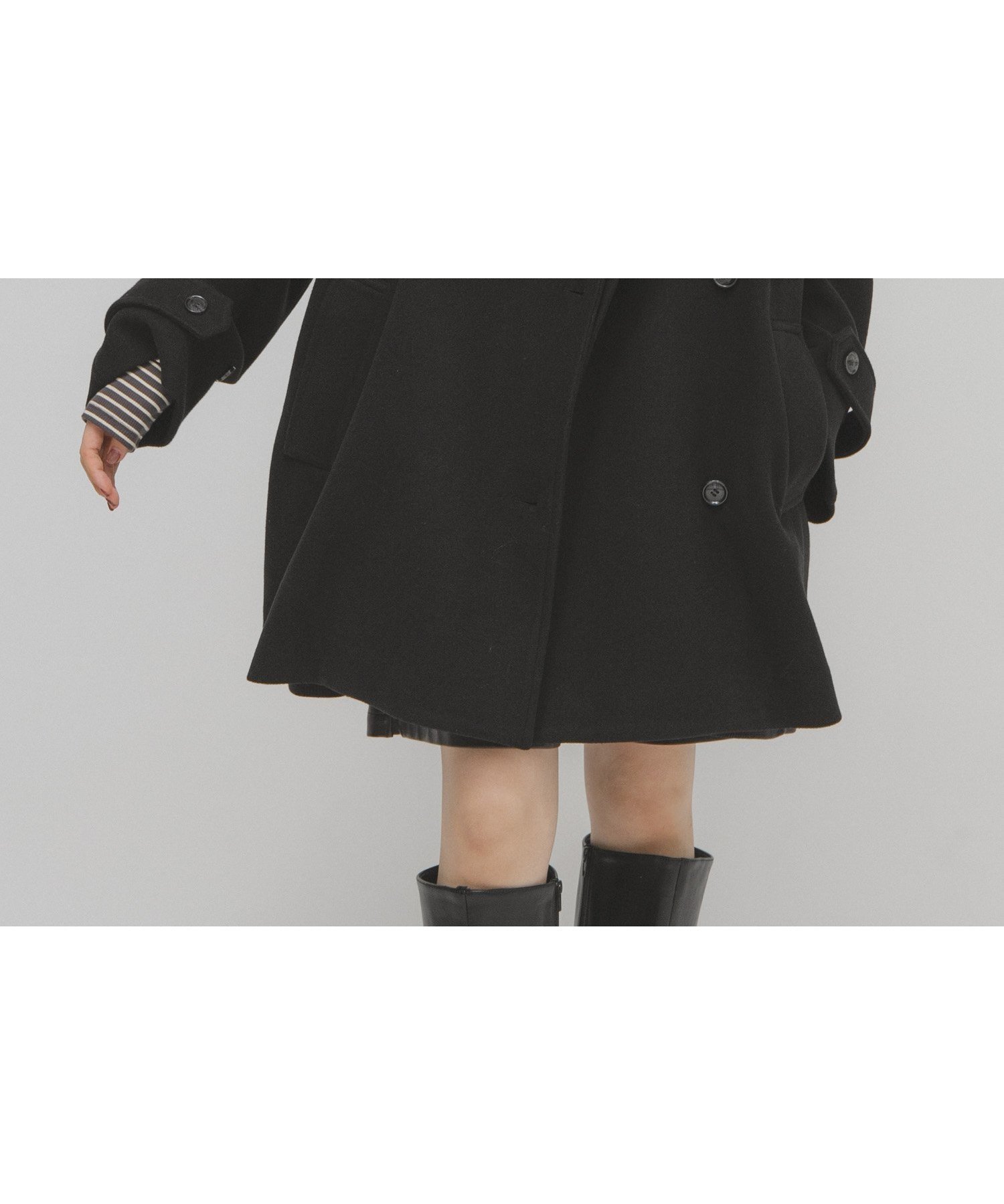 【ケービーエフ/KBF / URBAN RESEARCH】のBIGカラーミドルコート インテリア・キッズ・メンズ・レディースファッション・服の通販 founy(ファニー) 　ファッション　Fashion　レディースファッション　Fashion for Women　アウター　Coat / Outerwear Collection　コート・ロングコート・ピーコート　Long Coats, Peacoats & More　2025年　2025　2025-2026秋冬・A/W　Autumn/Winter 2025–26 AW25–26　冬　Winter / This Winter　スタンド　Stand Collar, Upright Stand　ミドル　Middle Length, Mid Height　リラックス　Relax, Relaxed Fit　A/W・秋冬　Autumn/Winter　BLACK|ID: prp329100004785052 ipo3291000000034782132