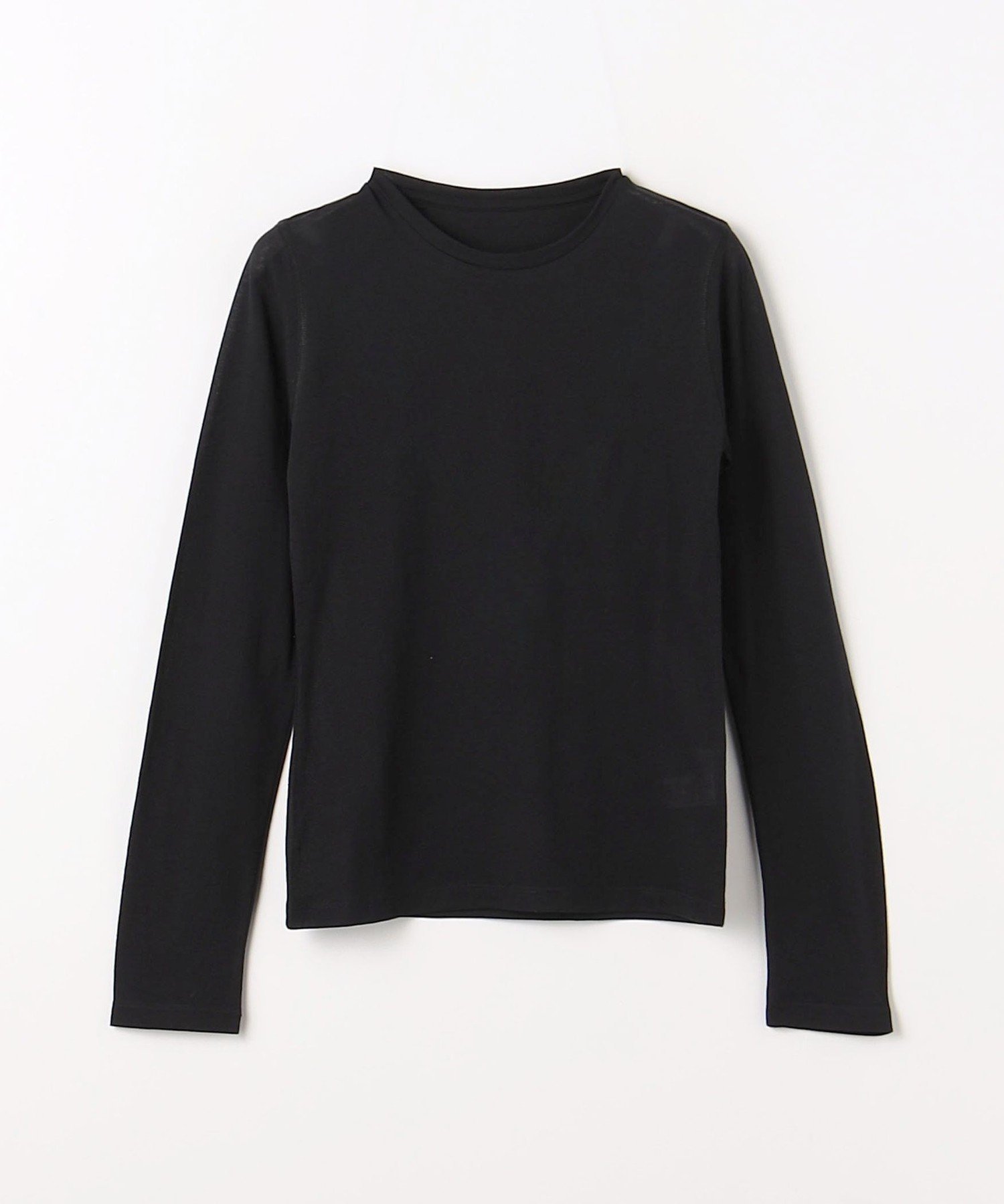 【ユナイテッドアローズ/UNITED ARROWS】のCITEN シアーコンパクトロンT インテリア・キッズ・メンズ・レディースファッション・服の通販 founy(ファニー) 　ファッション　Fashion　レディースファッション　Fashion for Women　トップス・カットソー　Cut & Sew Tops　ロングTシャツ・Tシャツ　Longline T-Shirts & Tees　インナー　Innerwear　カットソー　Cut and Sewn Top　コンパクト　Compact, Small Size　サロペット　Overalls, Salopette　シアー　Sheer, See-Through　シンプル　Simple, Minimal　スウェット / スエット　Sweatshirt, Sweatwear　スラックス　Slacks, Dress Pants　デニム　Denim, Jeans Material　トレンド　Trend, Trending Now　フィット　Fit, Slim Fit　A/W・秋冬　Autumn/Winter　アウトレット　Outlet / Clearance　おすすめ　Recommended / Our Picks　BLACK|ID: prp329100004785053 ipo3291000000034737014