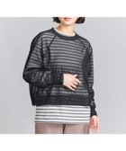 【ユナイテッドアローズ/UNITED ARROWS】のポリエステルチュール ラグランスリーブ プルオーバー BLACK|ID: prp329100004785059 ipo3291000000034737044